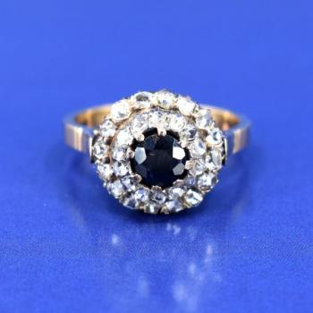 Ladies' Gold Ring - gold, diamond - 1900 Ladies' Gold Ring - gold, diamond - 1900