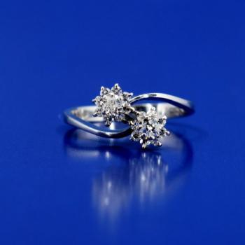White Gold Ring - white gold, diamond - 2000 White Gold Ring - white gold, diamond - 2000