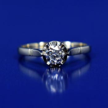 White Gold Ring - white gold, brilliant cut diamond - 2000 White Gold Ring - white gold, brilliant cut diamond - 2000