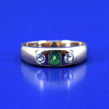 Ladies' Gold Ring - gold, brilliant cut diamond - 1930 Ladies' Gold Ring - gold, brilliant cut diamond - 1930