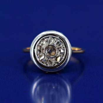 Ladies' Gold Ring - gold, diamond - 1870 Ladies' Gold Ring - gold, diamond - 1870