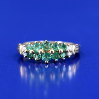 Ladies' Gold Ring - gold, brilliant cut diamond - 1980 Ladies' Gold Ring - gold, brilliant cut diamond - 1980