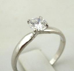 White Gold Ring - white gold, diamond - 1984 White Gold Ring - white gold, diamond - 1984
