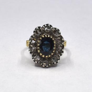 Ladies' Gold Ring - gold, diamond - 1870 Ladies' Gold Ring - gold, diamond - 1870