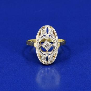 Gold ring with diamond Gold ring with diamond