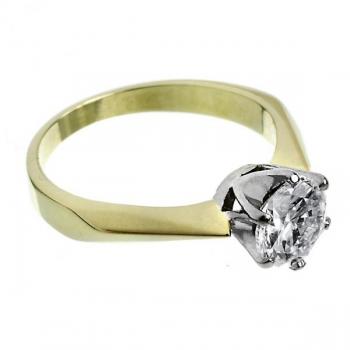 Ring - gold, brilliant cut diamond - 1960 Ring - gold, brilliant cut diamond - 1960