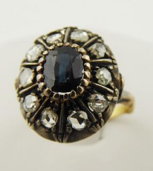 79. SAPPHIRE AND DIAMOND RING 79. SAPPHIRE AND DIAMOND RING