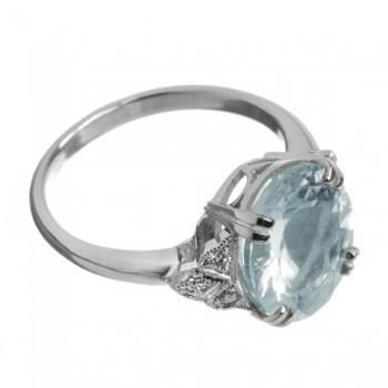 Ring - gold, brilliant cut diamond - 1930 Ring - gold, brilliant cut diamond - 1930